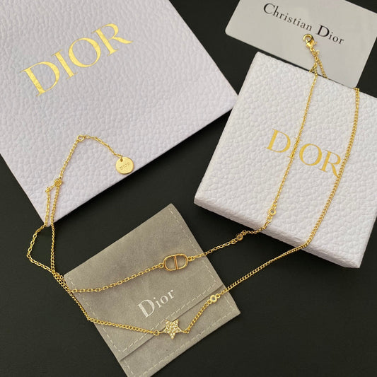 2025 Simple Double Layer CD Necklace