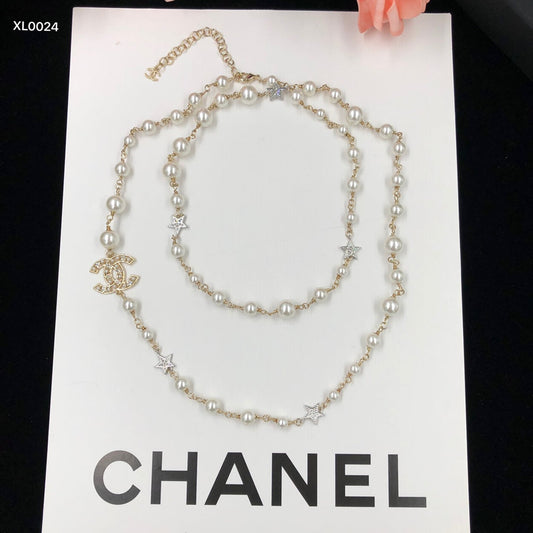 2025 Fashion CC Star Pearl Necklace