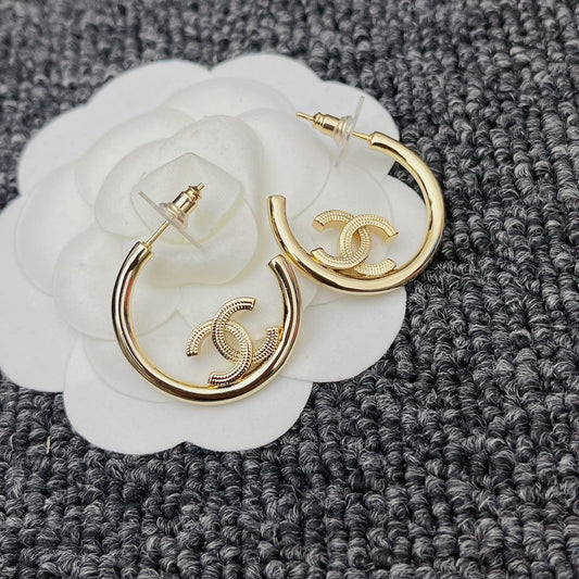 2025 Premium Gold Half Hoop Earrings