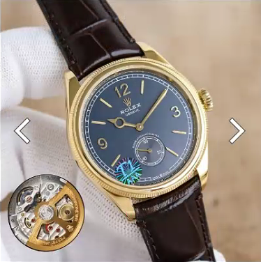 Hengdong 1908 Model M52508-0004 Leather Strap watch