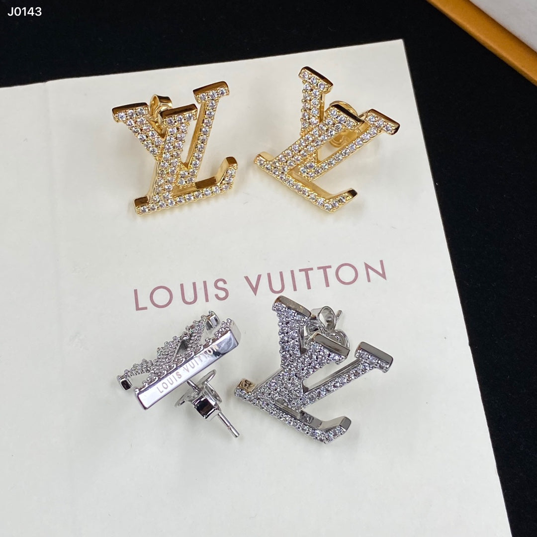 2025 Full Diamond Logo Earrings
