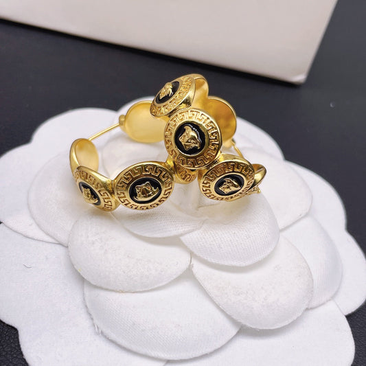 2025 Vintage Monogram Earrings