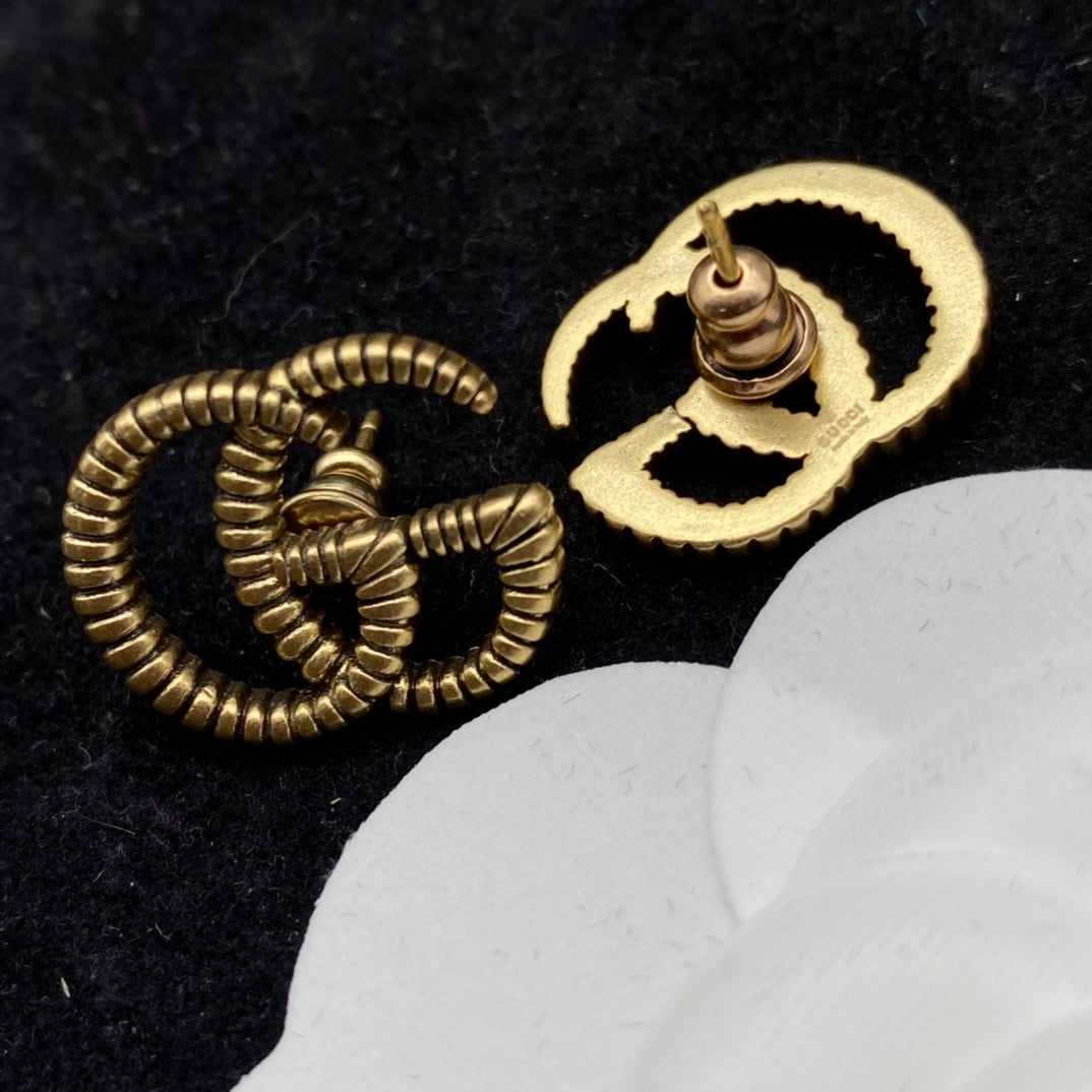 2025 Vintage Double Stud Earrings