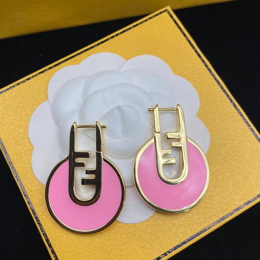 2025 Elegant Pink Drop Earrings