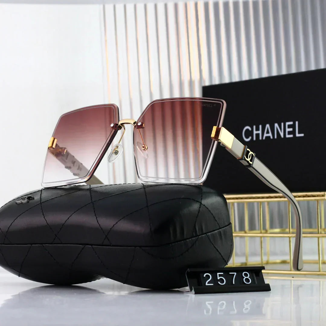 2025 Sunglasses Square frameless fashion sunglasses