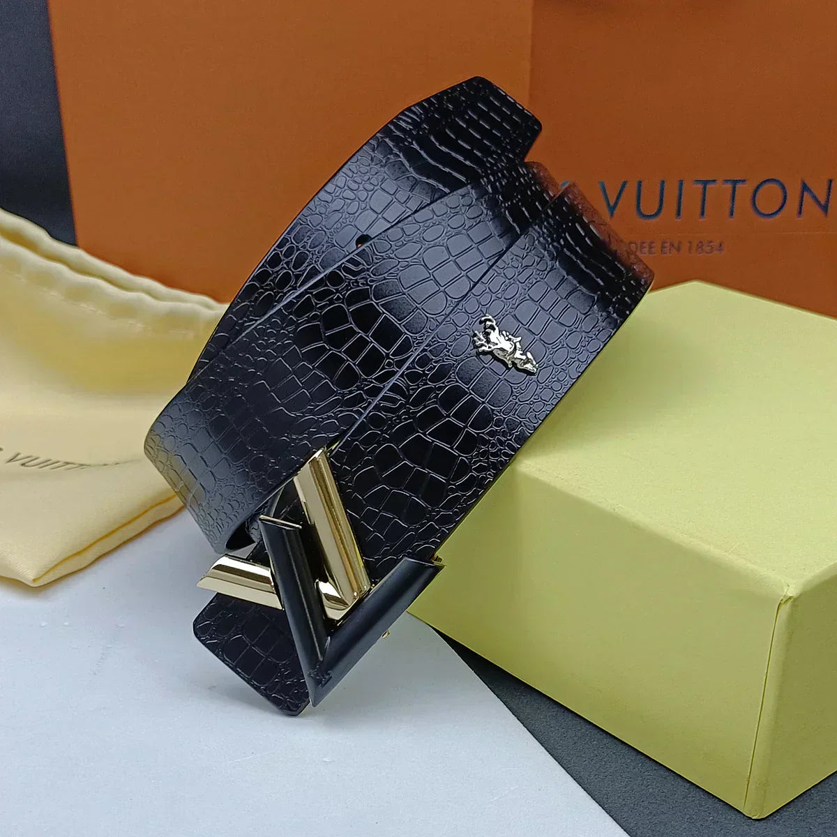 2025 belt 3 Colors printed letter leather belt