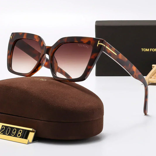 TOM FORD Square Round Sunglasses 2098