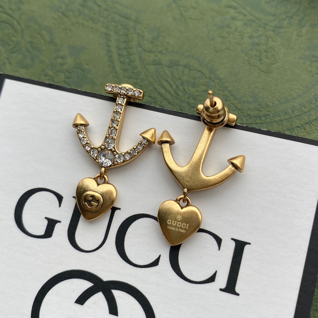 2025 Anchor Diamond Earrings