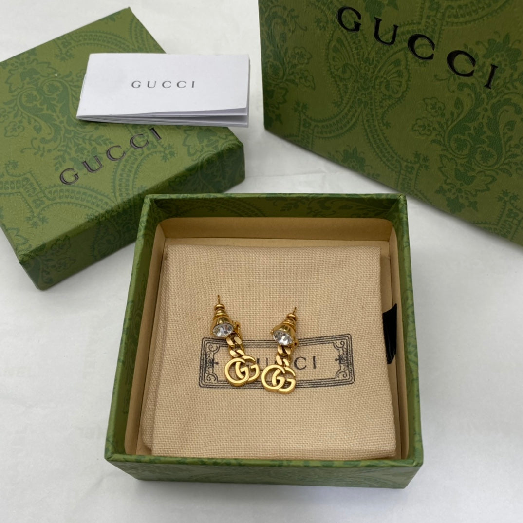 2025 Crystal Diamond Chain Earrings