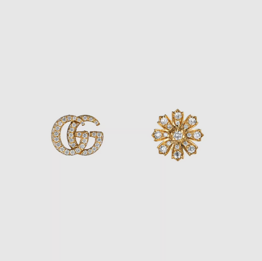 2025 Daisy Asymmetric Stud Earrings