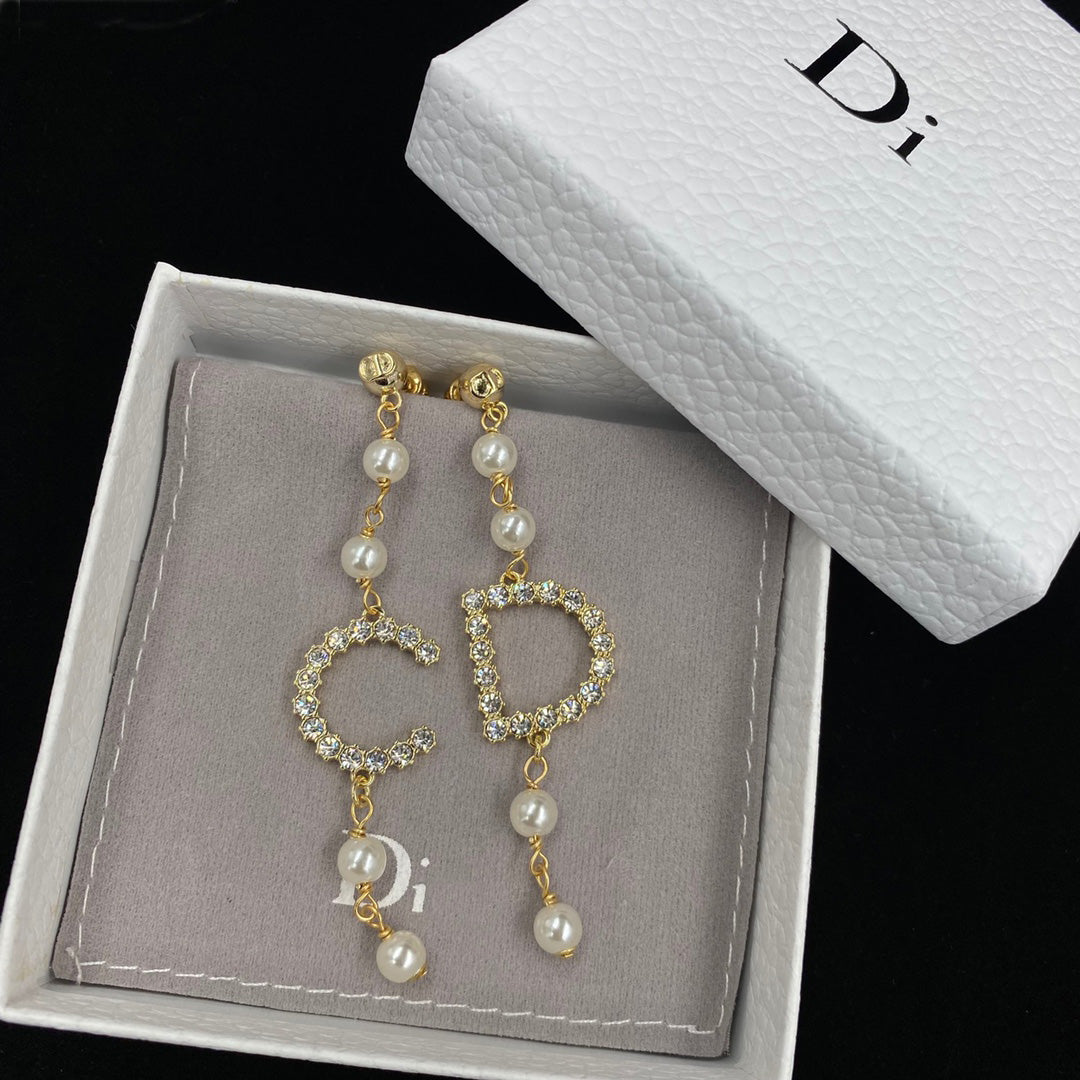 2025 Alphabet Pearl Earrings