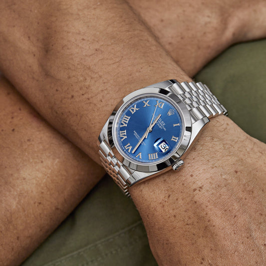 2025 Watch Datejust 126300 Stainless Steel Blue Roman Dial Jubilee (2024)