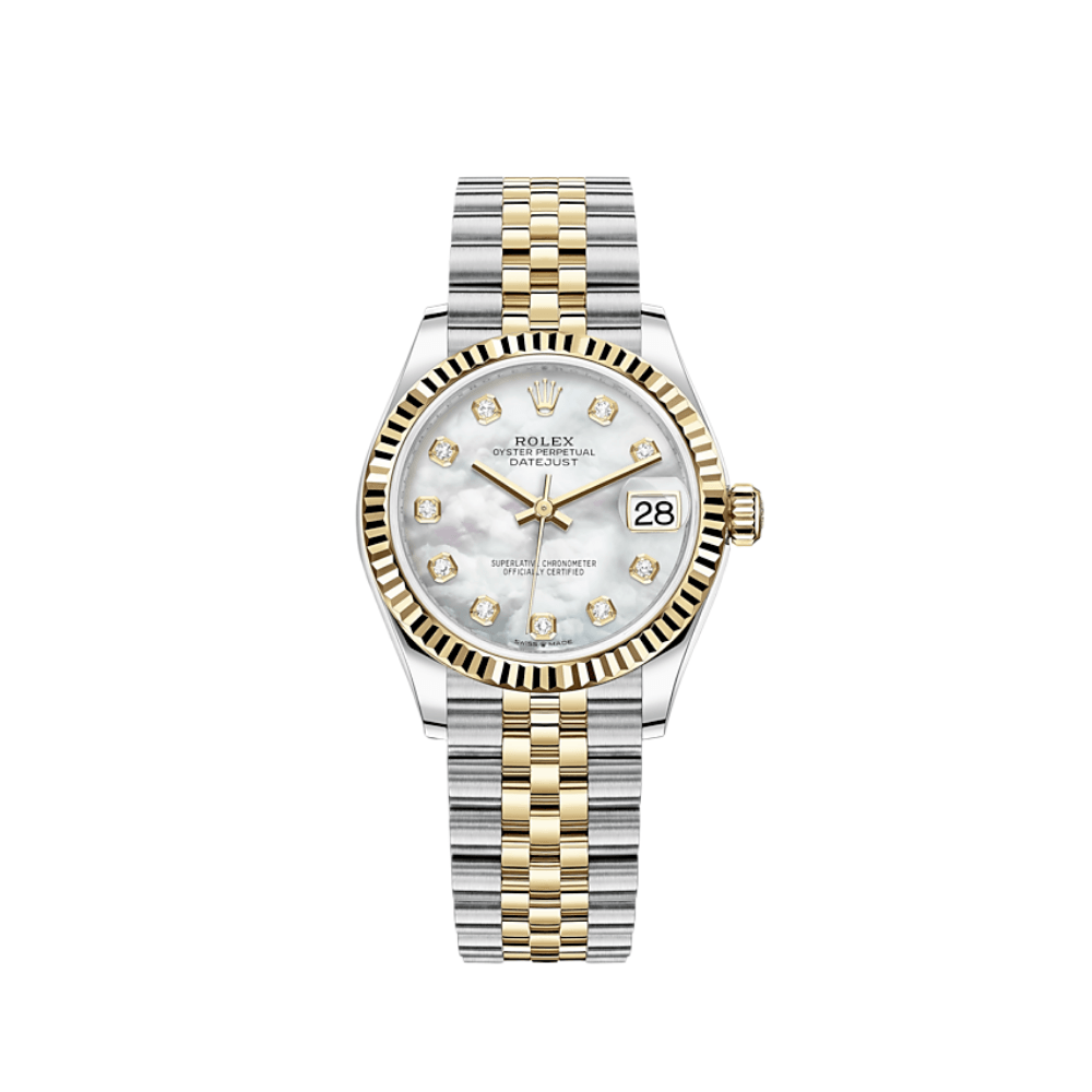 2025 Watch Datejust 278273 Yellow Gold Stainless Steel Mother of Pearl Dial