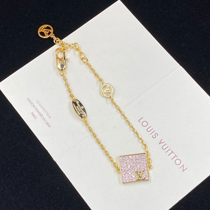 2025 Diamond Square Bracelet Necklace