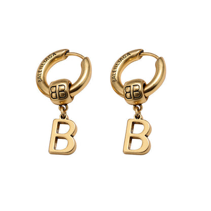 2025 Hollow letter tide earrings