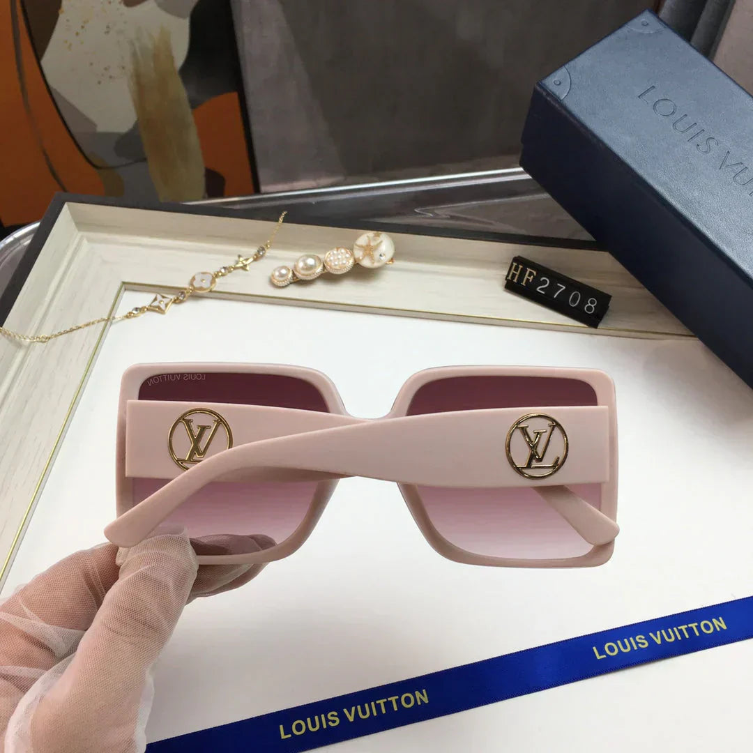 2025 Square large frame trendy retro sunglasses