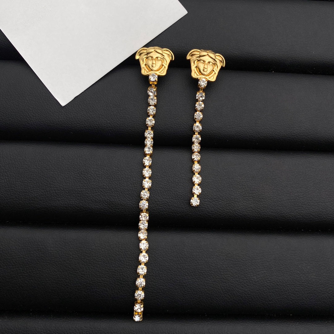 2025 Fashion Crystal Chain Earrings