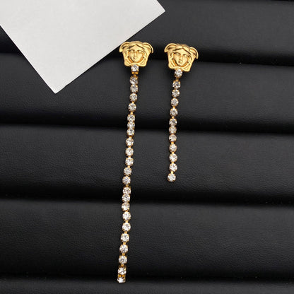 2025 Fashion Crystal Chain Earrings