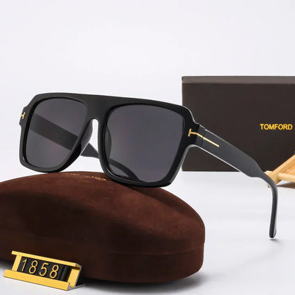 TOM FORD Square Round Sunglasses 1858