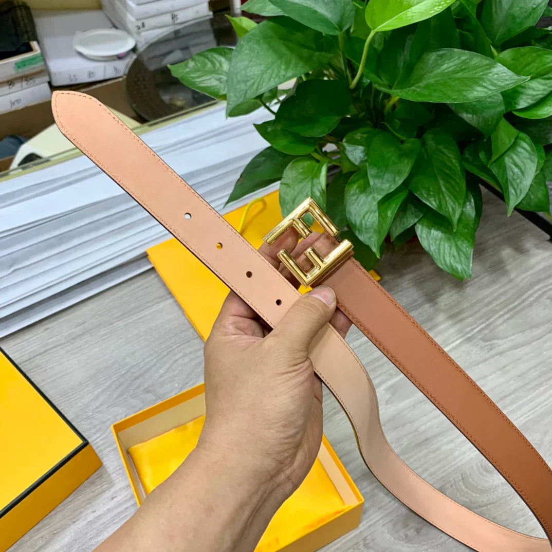 2025 belt Double-sided top layer cowhide belt width 30MM