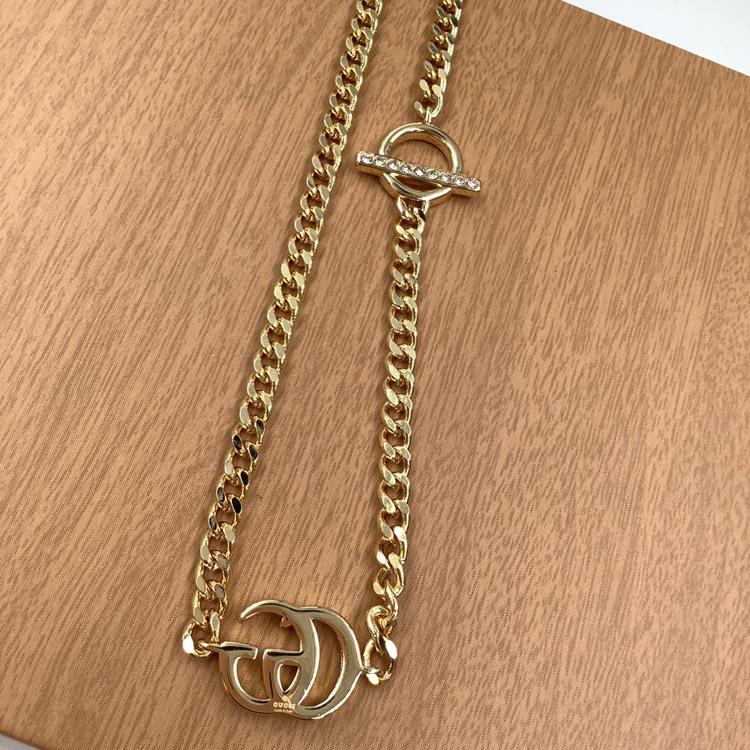 2025 Letter Chain Bracelet Necklace Set