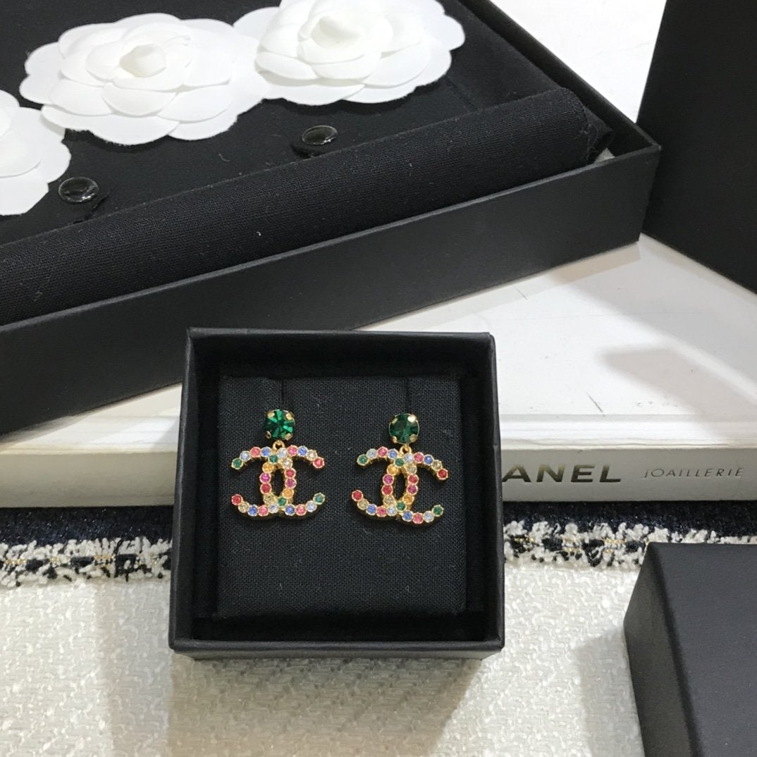 2025 Colorful Crystal Earrings