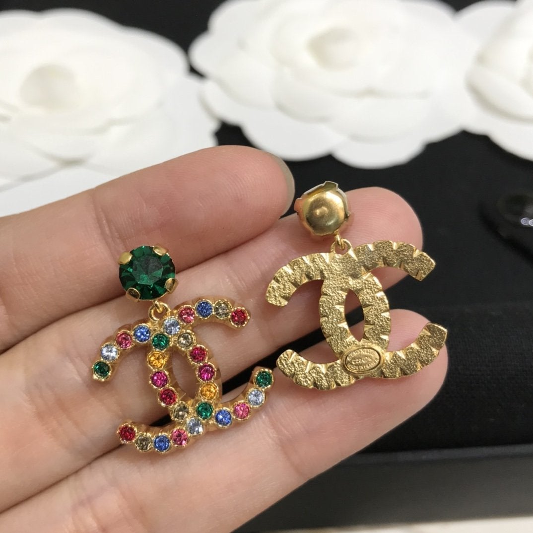 2025 Colorful Crystal Earrings