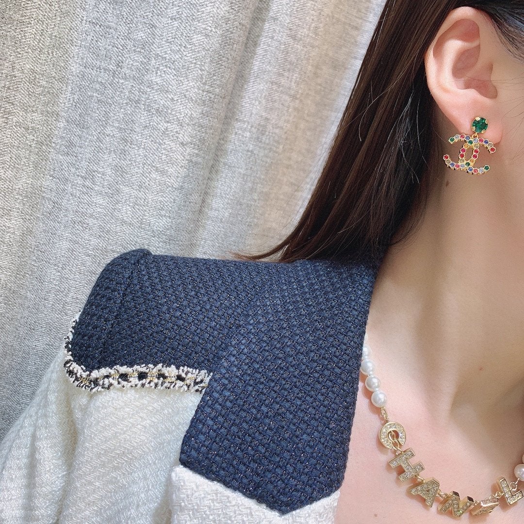 2025 Colorful Crystal Earrings