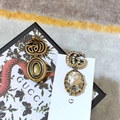 2025 3 Colors Elegant Crystal Earrings