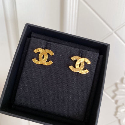 2025 Fashion Letter Double C Earrings