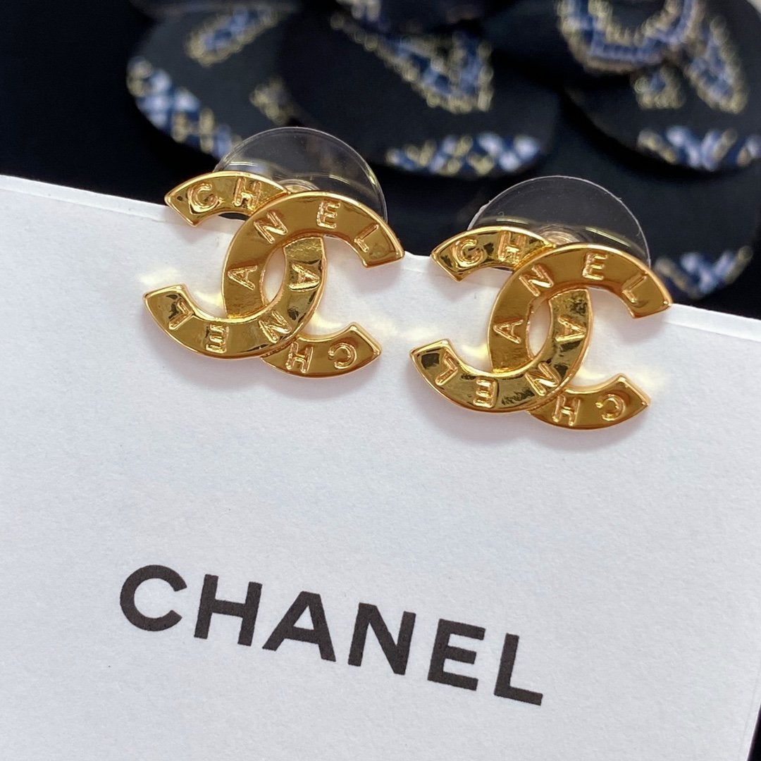 2025 Fashion Letter Double C Earrings