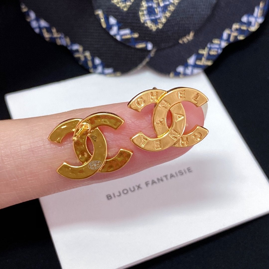 2025 Fashion Letter Double C Earrings