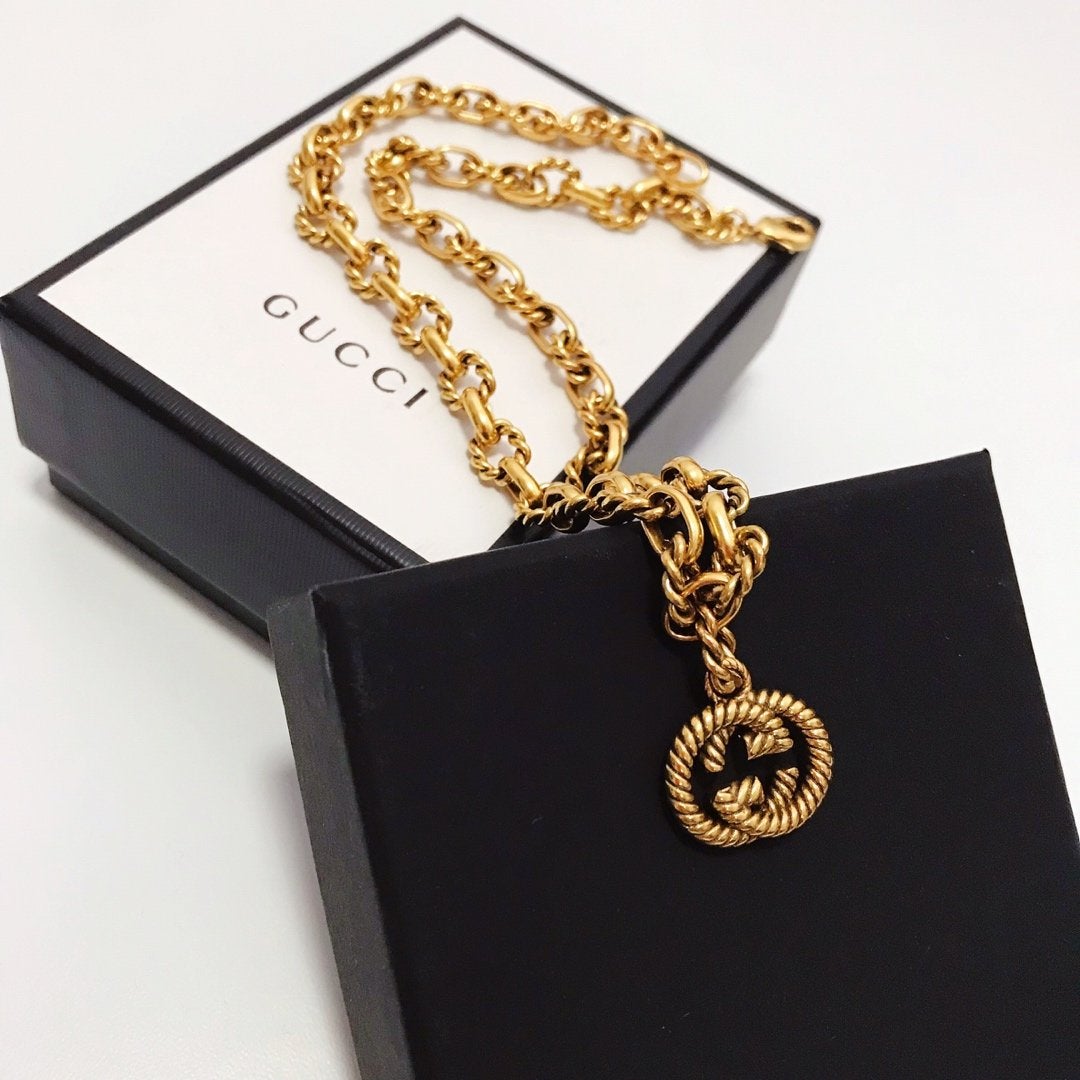 2025 Luxury Chain Double G Pendant Necklace