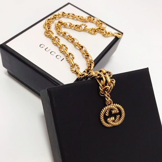 2025 Luxury Chain Double G Pendant Necklace