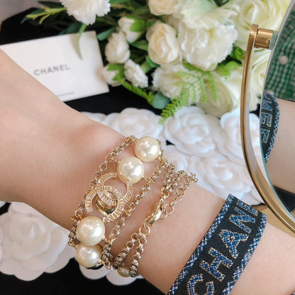 2025 Pearl Large Rhinestone Necklace