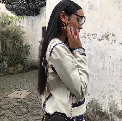 2025 Fashion Letter Hollow Earrings