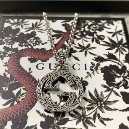 2025 Vintage Pattern Engraved Pendant Necklace