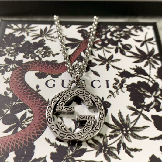 2025 Vintage Pattern Engraved Pendant Necklace