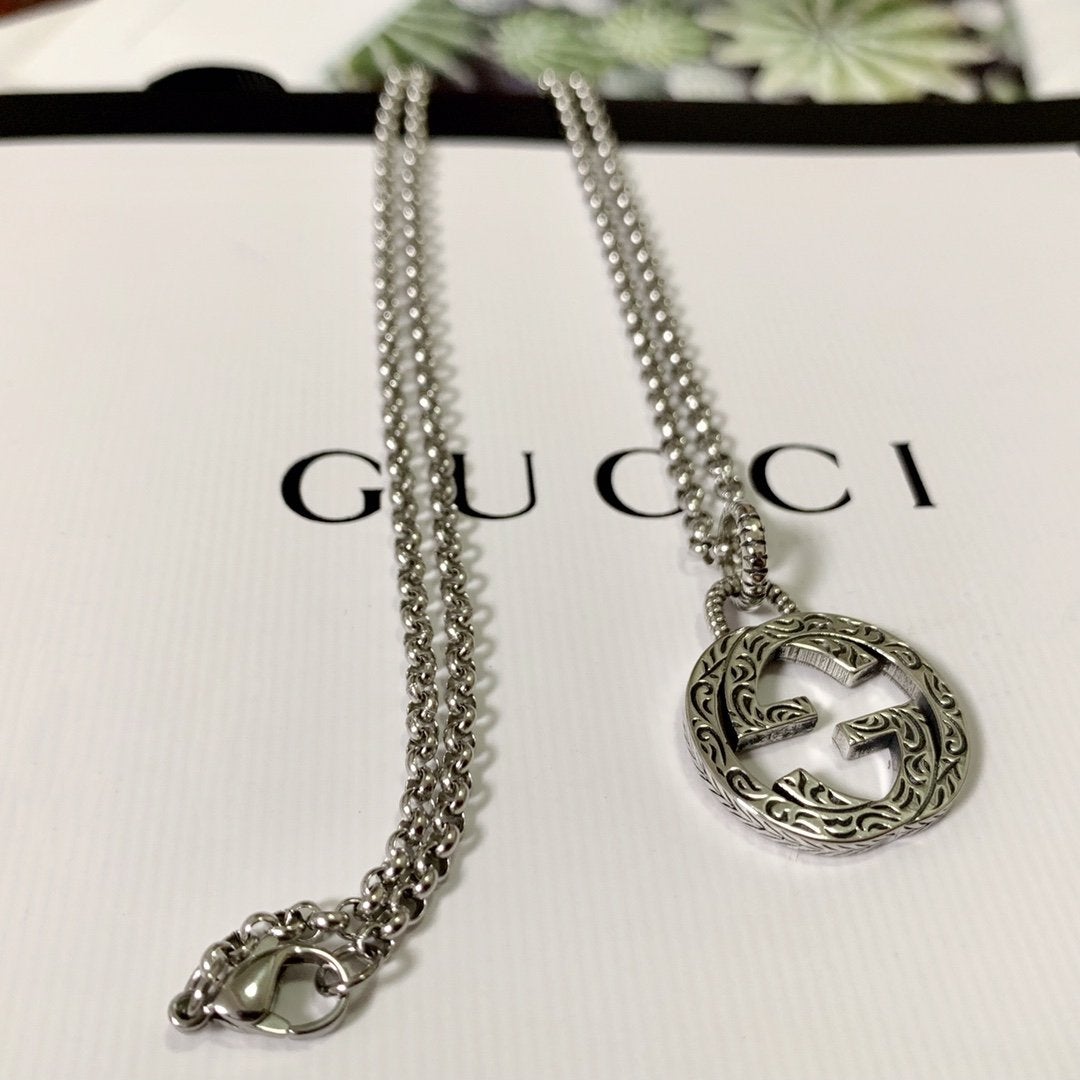 2025 Vintage Pattern Engraved Pendant Necklace