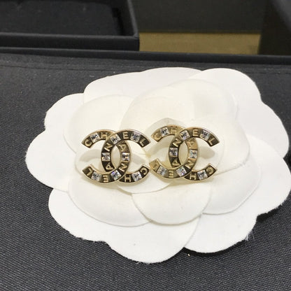 2025 Letter Swarovski Crystal Earrings