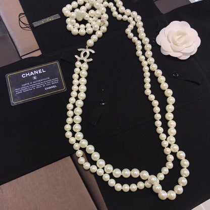 2025 Fashion double-layer pearl necklace