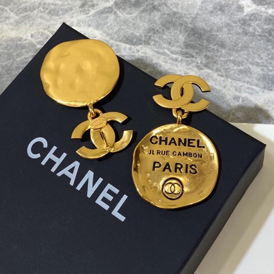 2025 Vintage brass engraving pendant earrings