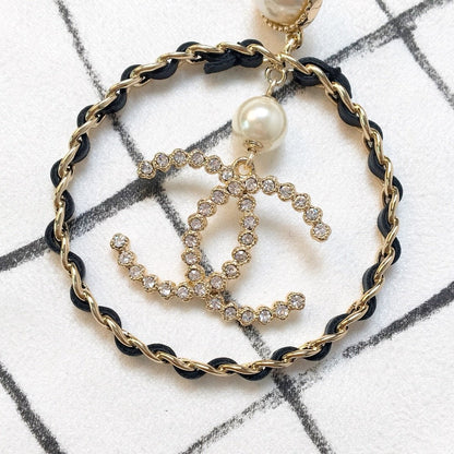 2025 Fashion hand-woven pendant earrings