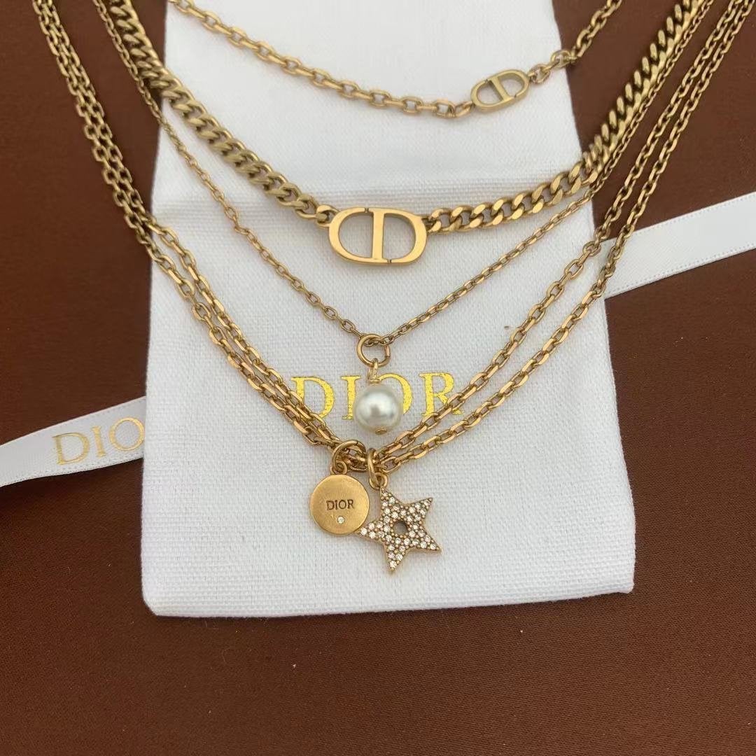 2025 Retro multi-layer all-match necklace