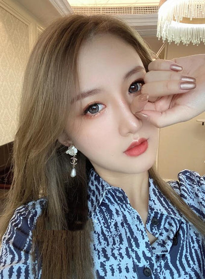 2025 Camellia Pearl Earrings