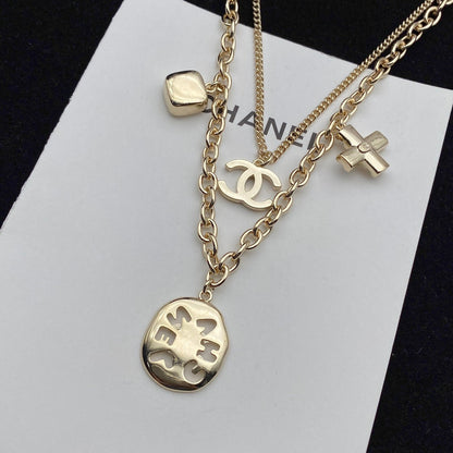 2025 New Pearl and Diamond Double Layer Necklace