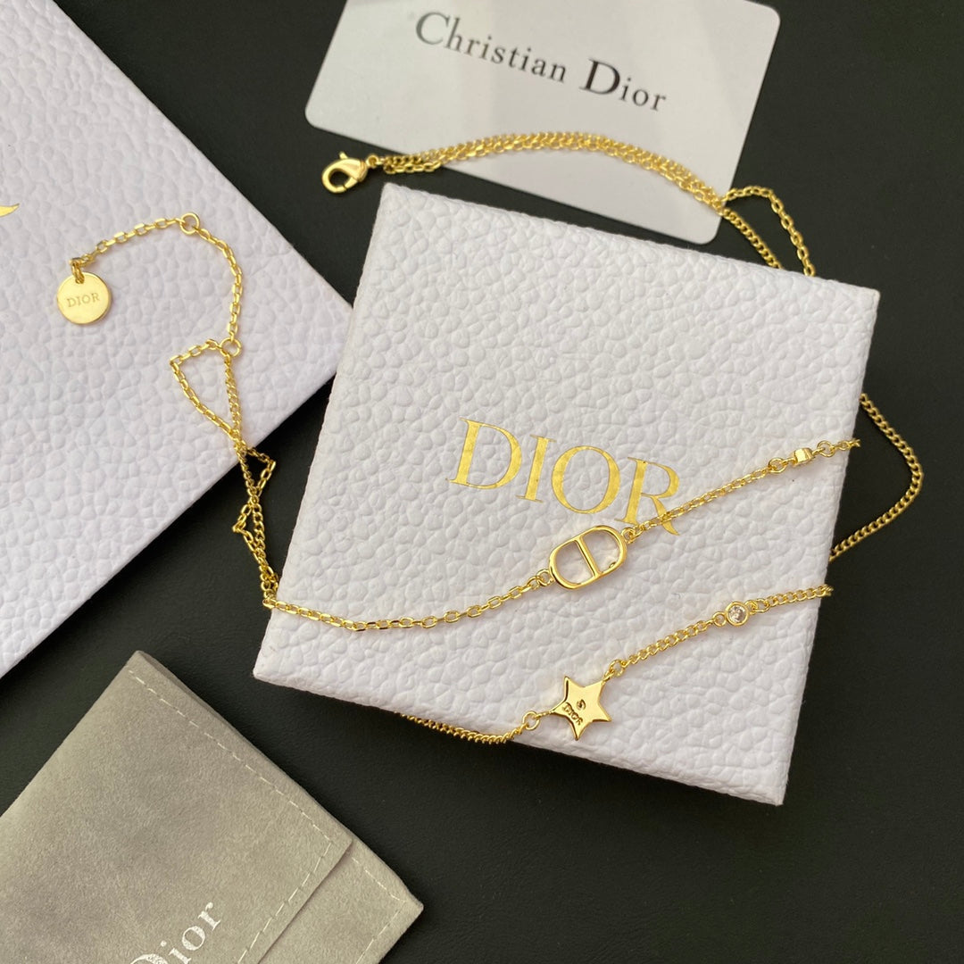 2025 Simple Double Layer CD Necklace