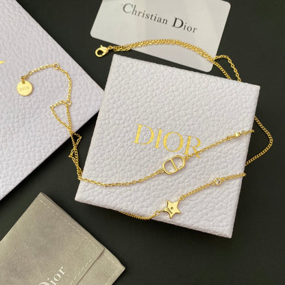 2025 Simple Double Layer CD Necklace