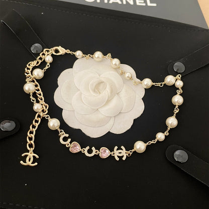 2025 heart-shaped pearl necklace