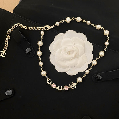 2025 heart-shaped pearl necklace